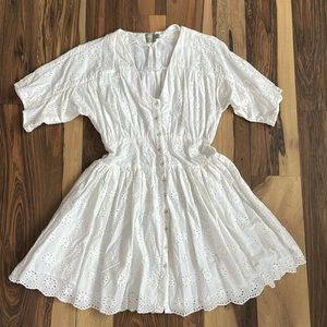 ASOS white mini dress